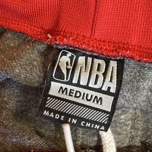 NBA Shorts Men's Gray Cotton Sweat Casual/Active Size Medium Basketball - Picture 5 of 6